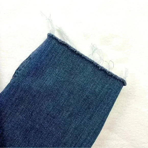 Frame Le High Straight High Waisted Distress Stretch Crop Ankle Jean Size 27 - Picture 6 of 14